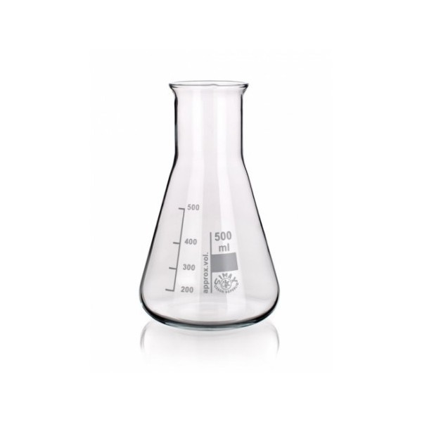 Beuta bocca larga vetro borosilicato ml. 250