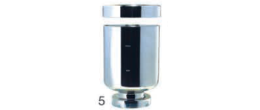 Bicchiere Inox da 500 ml. graduato a 250 e 500 ml. (coperchio opzionale)