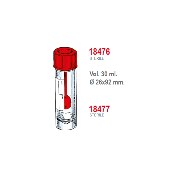 CONTENITORE FECI 30 ml - sterile