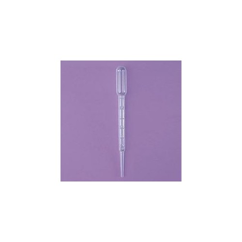 Pipette Pasteur in PE ml. 7 graduata fino ad 3 ml. - confezione da 1000 - sterili singole