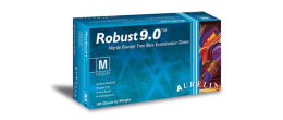 Guanti in nitrile senza polvere Robust 9.0 misura M - Conf. da 100