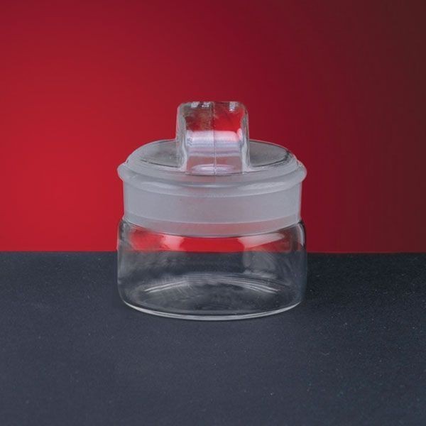 Pesafiltro in vetro borosilicato forma bassa mm. 30x30