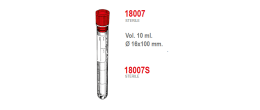 Provetta cilindrica in polipropilene con tappo a pressione ed etichetta - 16x100 mm. - 10 ml. - confezione da 800 sterili