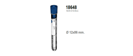 Provetta litio eparina con tappo blu ed etichetta - 12x86 mm. - 5 ml. - confezione da 1000