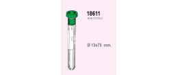 Provetta Emoplastik con 0,3 ml. di sodio citrato - tappo verde perforabile - 13x75 mm. - 3 ml. - confezione da 1000