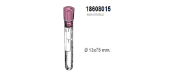 Provetta con 0,15 ml. di Sodio Citrato - tappo rosa - 13x75 mm. - 1,5 ml. - confezione da 1000