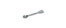 Spatola con cucchiaio inox lunghezza 150 mm. (cucchiaio 23 x 32 mm. - spatola 10 x 40 mm.)