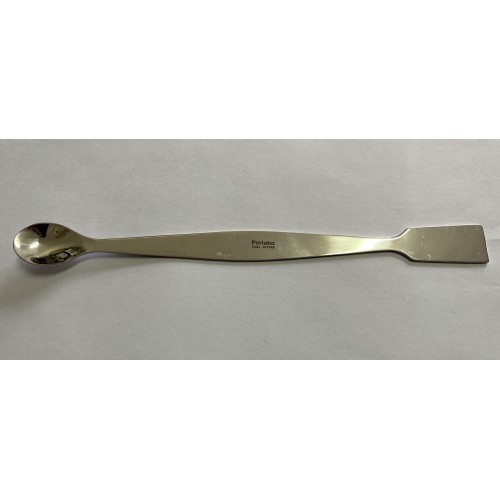 Spatola con cucchiaio inox lunghezza 210 mm. (cucchiaio 20 x 25 mm. - spatola 18 x 35 mm.)