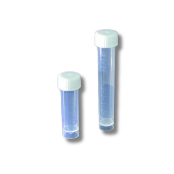 Provetta cilindrica in polipropilene tappo a vite 16x95 mm. - 10 ml. - confezione da 1000