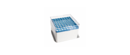 Rack per cryovials da 3, 4 e 5 ml. azzurro 81 posizioni