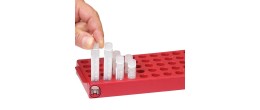 Workstation per cryovials - 40 posizioni colore rosso