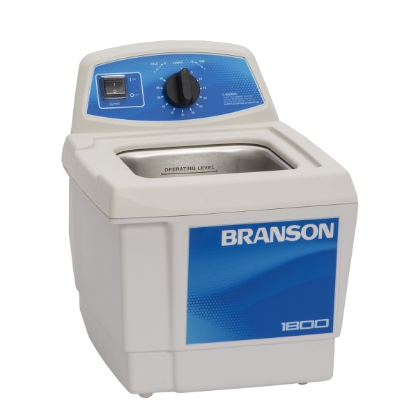 Bagno ad ultrasuoni Branson M1800H-E (1,9 litri timer meccanico e riscaldamento)