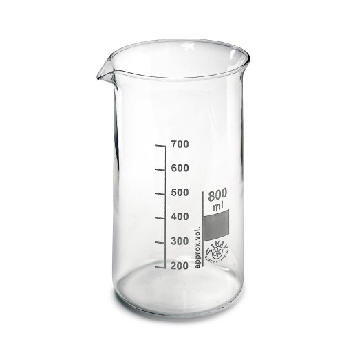 Becher in vetro borosilicato forma alta ml. 1000