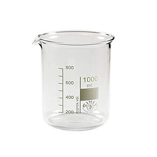 Becher in vetro borosilicato forma bassa ml. 5000