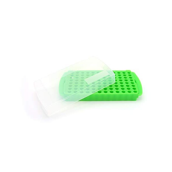 Scatole criogeniche in PP verde per microprovette da 0,5 / 1,5 e 2,0 ml. - confezione da 5