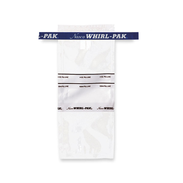 Sacchetti Write on bag 118 ml. - 75 x 185 mm.  con banda di scrittura - conf. 500 nastro blu